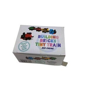 Toysmith Mini Building Bricks Tiny Train Red Engine 32 Count Ages 4+